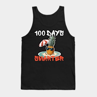 100 days smarter - Pineapple Tank Top